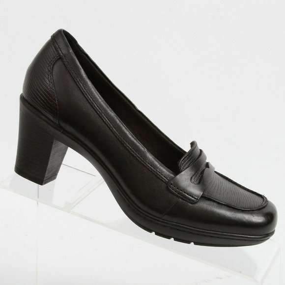 clarks loafer pumps